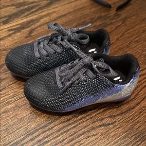 DSG Kids Black and Purple Viper Sneakers